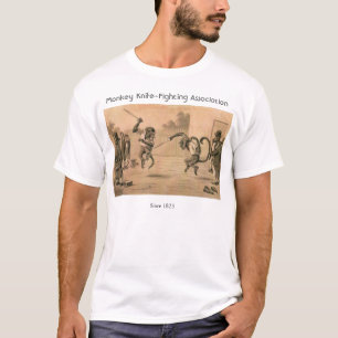 猿のナイフ戦い連合 Tシャツ