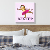 猿のバレエ キャンバスプリント (インサイチュ (寝室))