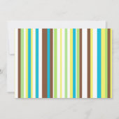 猿のバースデーパーティ招待状 招待状 (裏面)