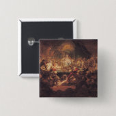 猿のフリーメーソン会員 缶バッジ (正面&裏面)