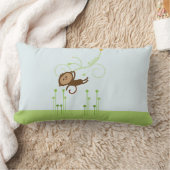 猿のベビーの枕 ランバークッション (ブランケット)