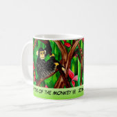 猿のマグの年 コーヒーマグカップ (正面左)