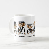 猿のメンバーのマグ コーヒーマグカップ (正面左)