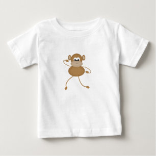 猿のワイシャツ ベビーTシャツ