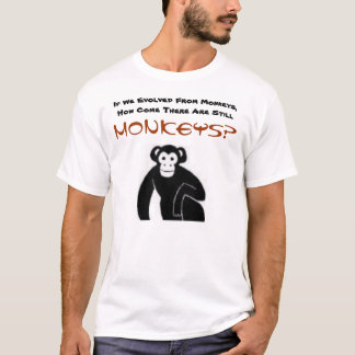 猿のワイシャツ Tシャツ