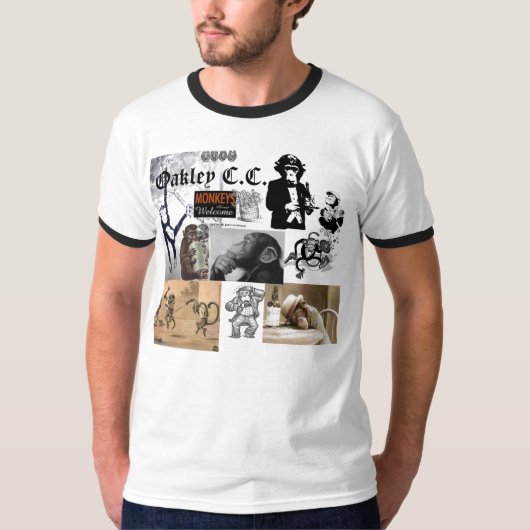 猿のワイシャツ Tシャツ (正面)