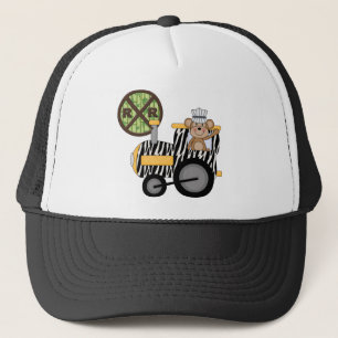 猿の列車エンジニアのTシャツおよびギフト キャップ