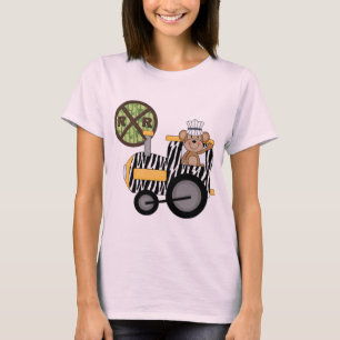 猿の列車エンジニアのTシャツおよびギフト Tシャツ