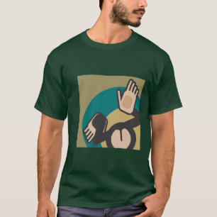 猿の口答え2 (音を弱められる) Tシャツ