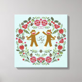 猿の喜び キャンバスプリント (正面)