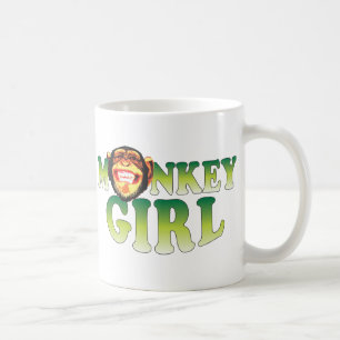 猿の女の子 コーヒーマグカップ