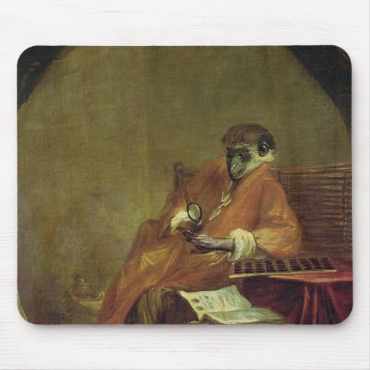 猿の好古家1740年 マウスパッド (正面)