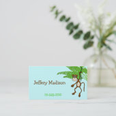 猿の子供のテレホンカード コーリングカード (スタンド正面)