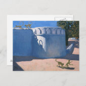 猿の寺院インド2000年 ポストカード (正面/裏面)