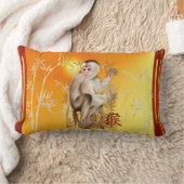 猿の年 ランバークッション (ブランケット)