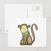 猿の恋 ポストカード (正面/裏面)