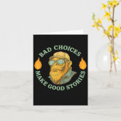 猿の悪い選択は良い物語を作る後悔のセント カード (黄色い花)