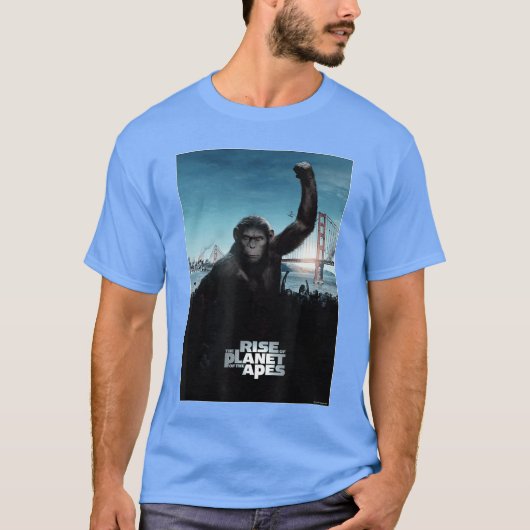 猿の惑星: 創世記 シーザー類人猿軍団 ム Tシャツ (正面)