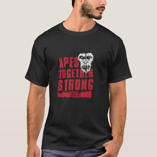 『猿の惑星: 聖戦記』 - 猿たちよ団結せよ Tシャツ (正面)