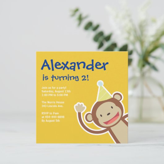 猿の招待状 招待状 (スタンド正面)