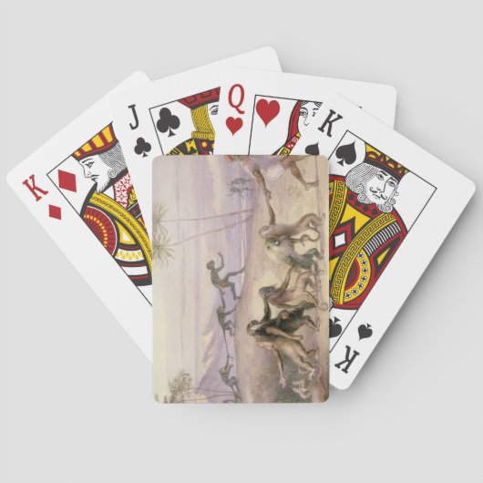 猿の方法そして習慣 トランプ (裏面)