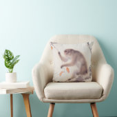 猿の日本のな絵画の中国のな(占星術の)十二宮図の枕 クッション (椅子)