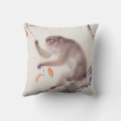 猿の日本のな絵画の中国のな(占星術の)十二宮図の枕 クッション (裏面)