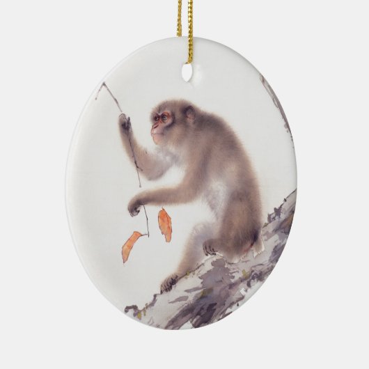 猿の日本のな絵画の中国のな(占星術の)十二宮図円形O セラミックオーナメント (右)