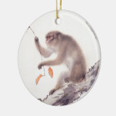 猿の日本のな絵画の中国のな(占星術の)十二宮図円形O セラミックオーナメント (左)