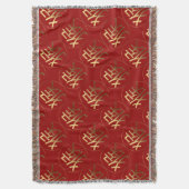 猿の旧正月2016年の金記号 スローブランケット (正面縦)