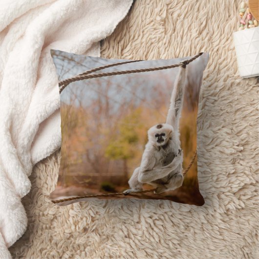 猿の枕 クッション (ブランケット)