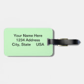 猿の森林荷物のラベル ラゲッジタグ (裏面横)