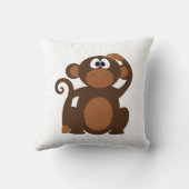 猿の漫画 クッション (裏面)