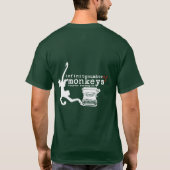 猿の無限数 Tシャツ (裏面)