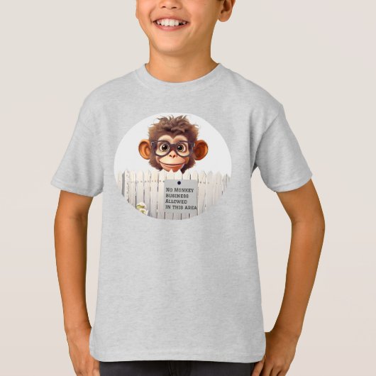 猿の用は無い Tシャツ (正面)