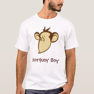 猿の男の子のTシャツ Tシャツ