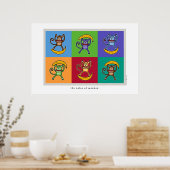 猿の色 ポスター (キッチン)