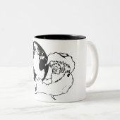 猿の視覚 ツートーンマグカップ (正面右)
