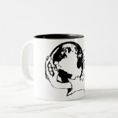 猿の視覚 ツートーンマグカップ (正面左)