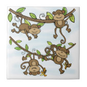 猿の輝やき タイル (正面)