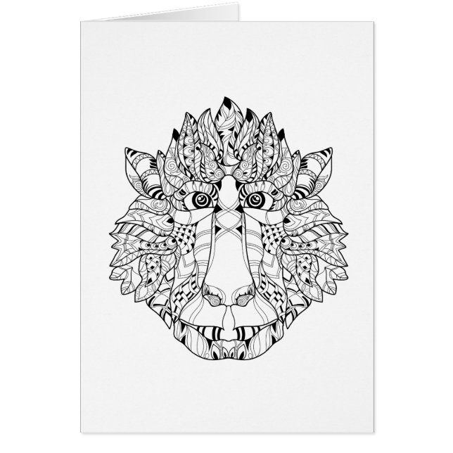 猿の頭部の落書き (正面)