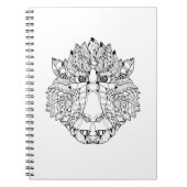 猿の頭部の落書き ノートブック (正面)