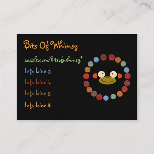 猿の顔! 名刺 (正面)