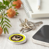 猿の顔Keychain キーホルダー (側面)