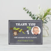 猿の黒板の第1誕生日のサンキューカード サンキューカード (スタンド正面)