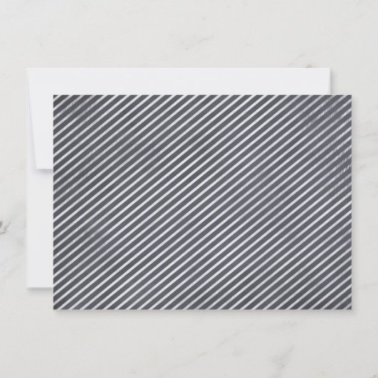 猿の黒板の第1誕生日のサンキューカード サンキューカード (裏面)