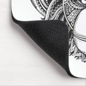 猿のIllustartionの落書き マウスパッド (コーナー)