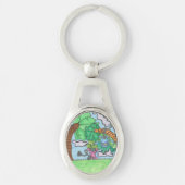 猿はどうだ？ キーホルダー (正面)