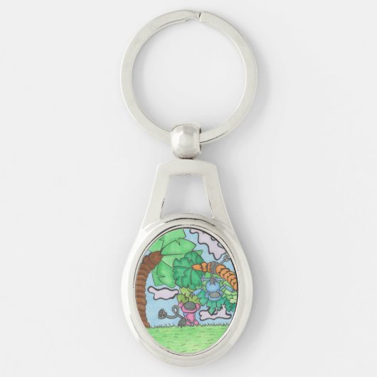 猿はどうだ? キーホルダー (正面)