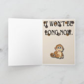 「猿は何と言っユーモアのあるた?」 カード (内部)